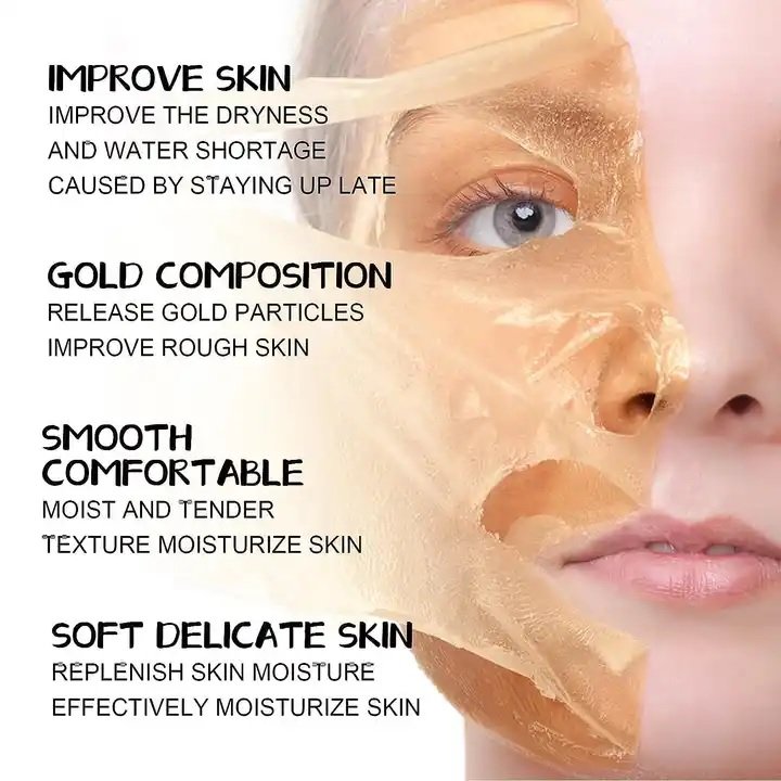 Golden mask refining and smoothing the skin 4