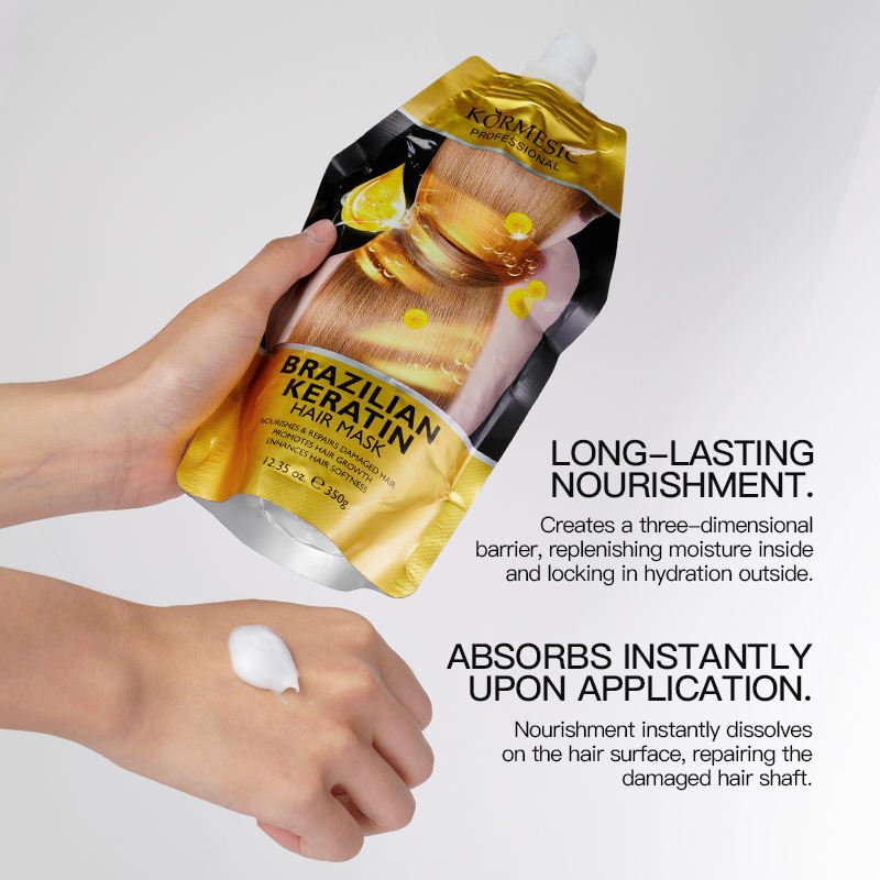 KORMESIC Argan Oil Keratin Multi-Repair Hair Mask 350g - Image 3
