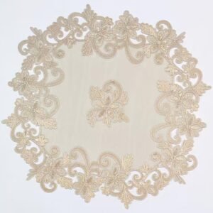 Lace Floral Round Table Mat