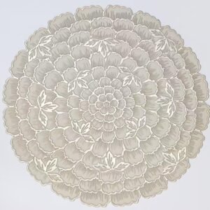Floral Round Table Placemat